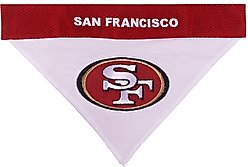 Pets First NFL Reversible Dog & Cat Bandana, San Francisco 49ers, Large/X-Large slide 2 of 4