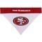 Show in main carousel: Pets First NFL Reversible Dog & Cat Bandana, San Francisco 49ers, Small/Medium slide 2 of 6