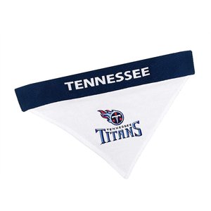 Pets First NFL Reversible Dog & Cat Bandana, Tennessee Titans, Large/X-Large
