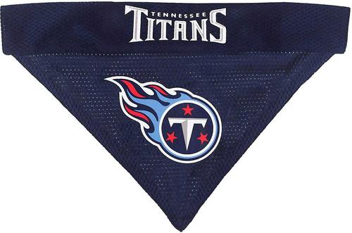 Show full view: Pets First NFL Reversible Dog & Cat Bandana, Tennessee Titans, Small/Medium slide 2 of 7