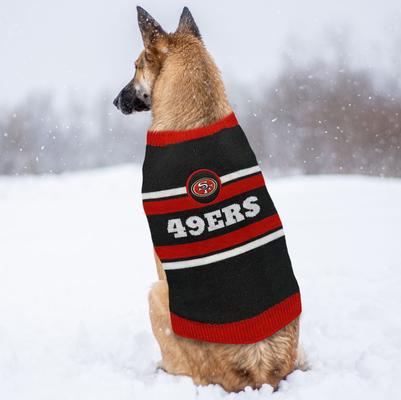 Show full view: Pets First NFL San Francisco 49Ers Dog & Cat Sweater, Large slide 5 of 7