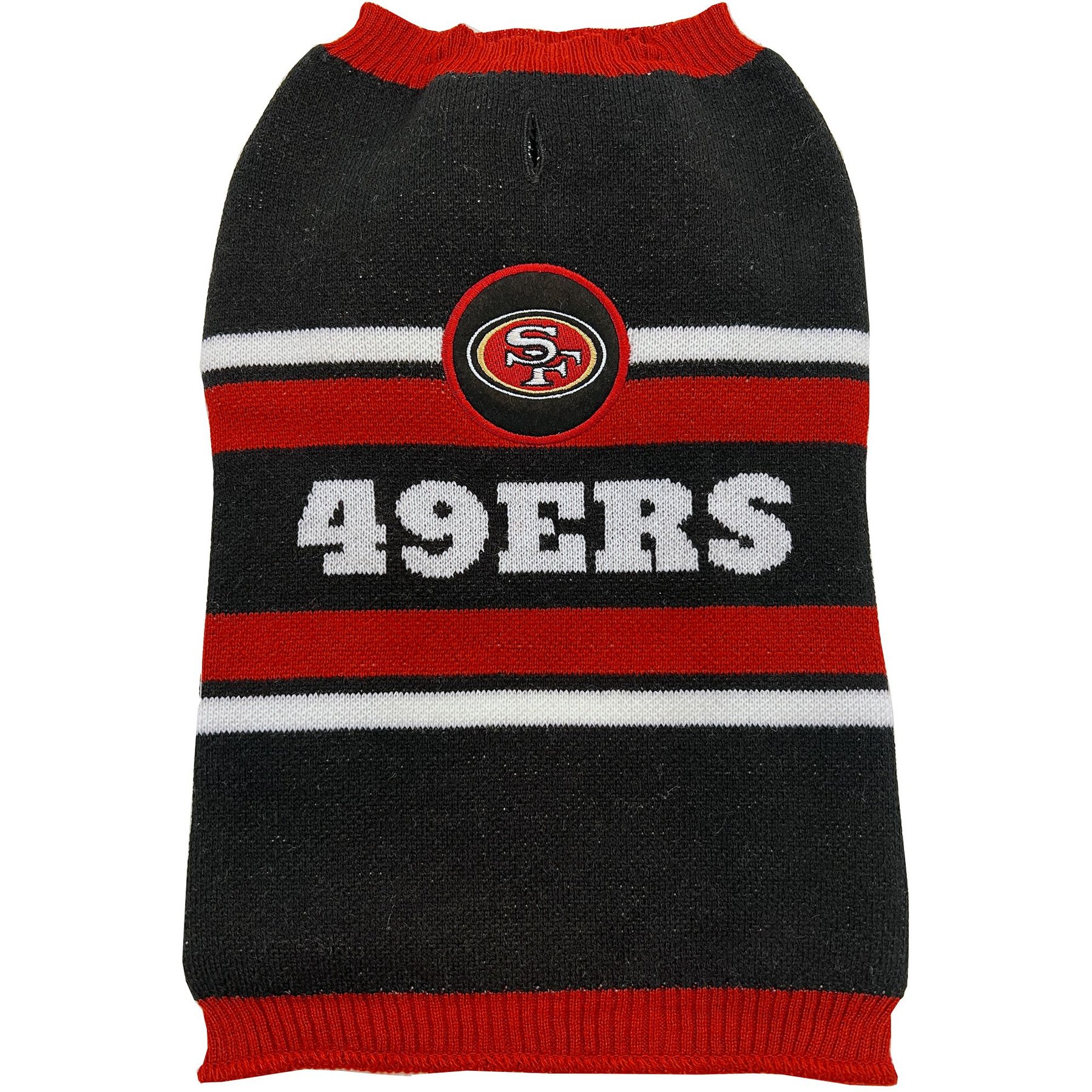 Pets First NFL Dog & Cat Sweater, San Francisco 49Ers, X-Large