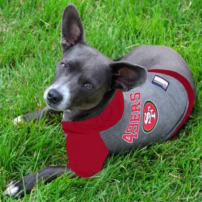 Show full view: Pets First NFL San Francisco 49Ers Hoodie Dog & Cat Tee Shirt, Large slide 3 of 6