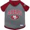 Show in main carousel: Pets First NFL San Francisco 49Ers Hoodie Dog & Cat Tee Shirt, X-Small slide 1 of 6