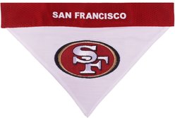 Pets First NFL San Francisco 49Ers Reversible Dog & Cat Bandana, XX-Large slide 2 of 5