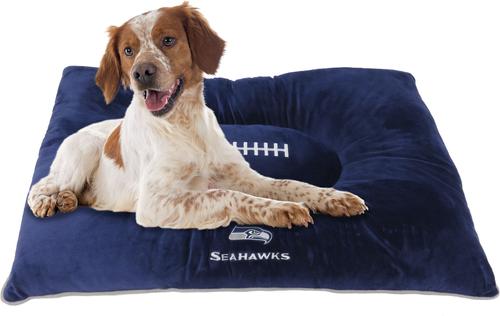 Show full view: Pets First NFL Seattle Seahawks Dog Bed, Multicolor slide 4 of 5