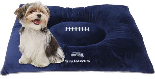 Show full view: Pets First NFL Seattle Seahawks Dog Bed, Multicolor slide 5 of 5
