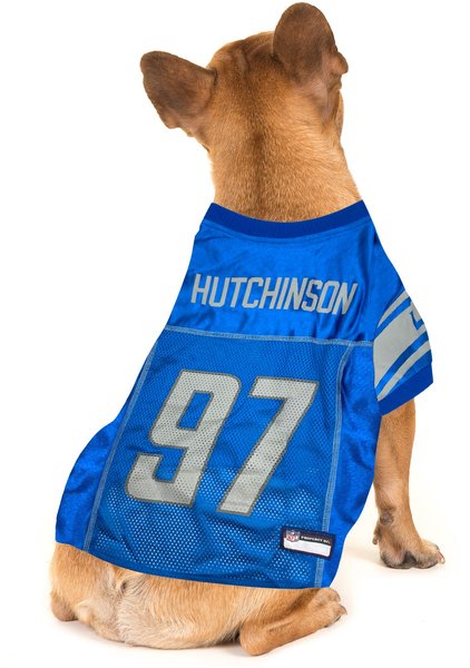 Show full view: Pets First NFLPA Adian Hutchinson Dog & Cat Jersey, Large slide 4 of 6