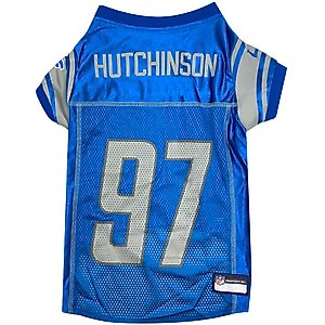 Pets First NFLPA Adian Hutchinson Dog & Cat Jersey, Medium