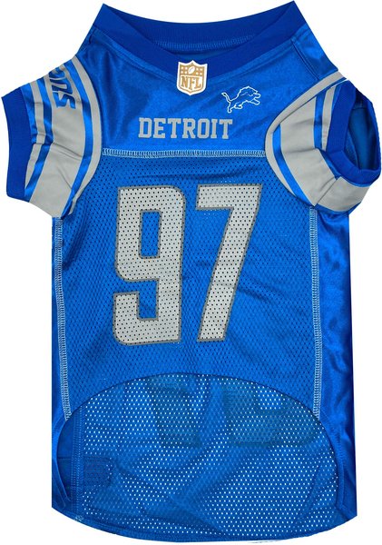 Show full view: Pets First NFLPA Adian Hutchinson Dog & Cat Jersey, X-Large slide 2 of 6