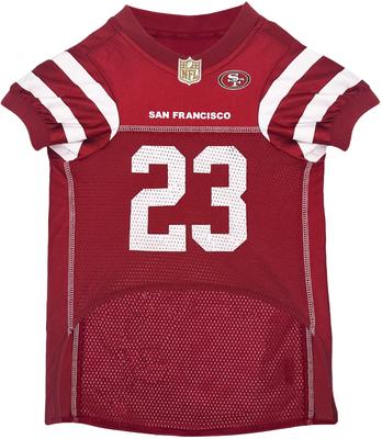 Show full view: Pets First NFLPA Christian Mccaffrey Dog & Cat Jersey, Large slide 2 of 6