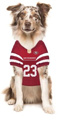Show full view: Pets First NFLPA Christian Mccaffrey Dog & Cat Jersey, Small slide 5 of 6