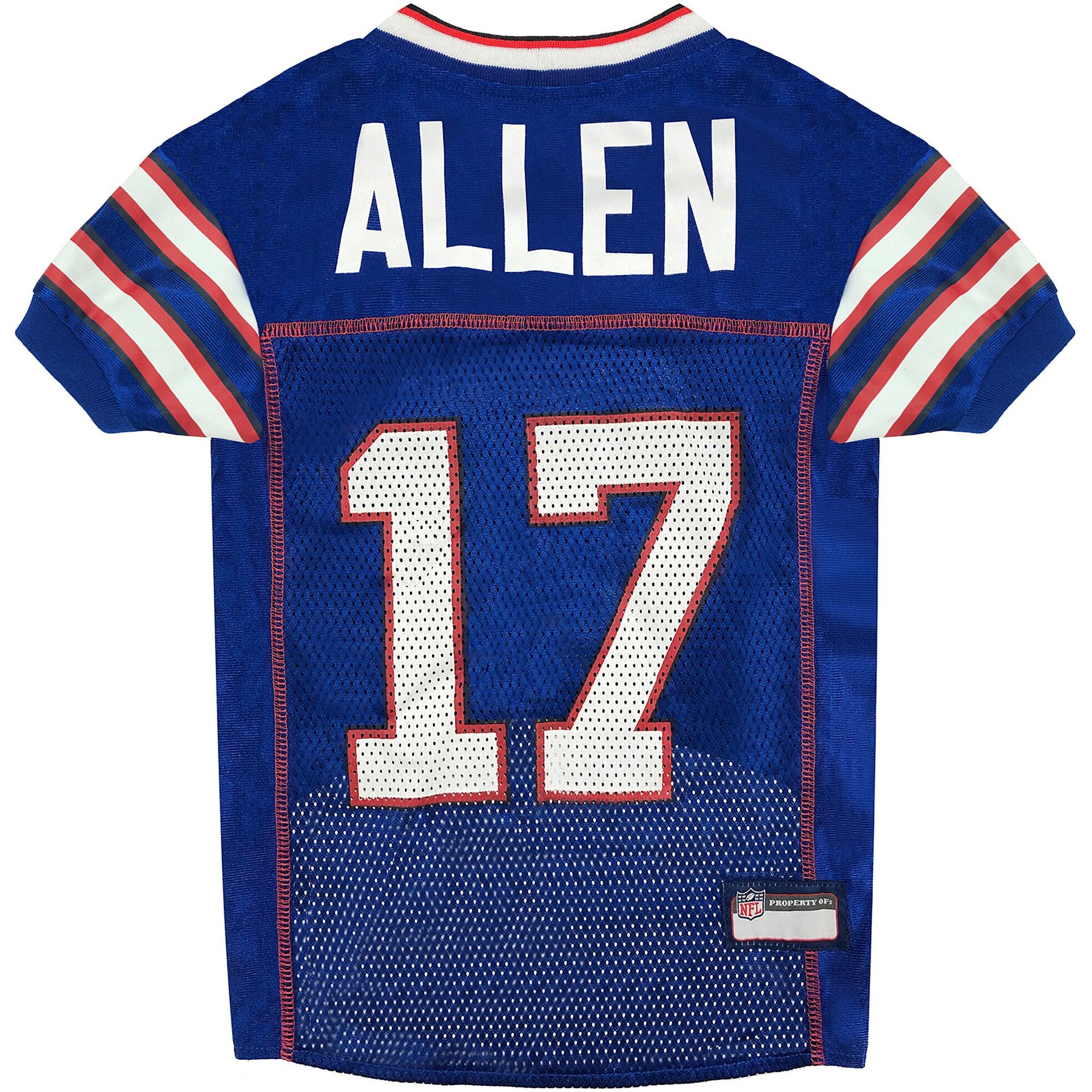 Pets First NFLPA Dog & Cat Jersey, Josh Allen, Small