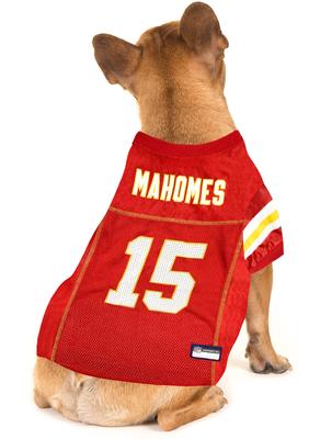 Show full view: Pets First NFLPA Dog & Cat Jersey, Patrick Mahomes, X-Large slide 5 of 7