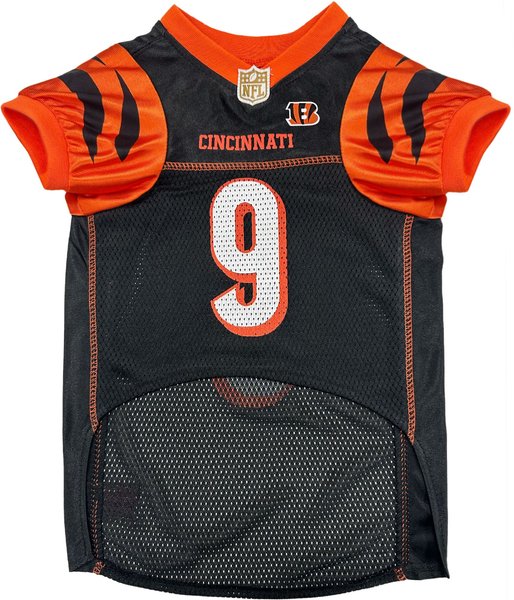 Show full view: Pets First NFLPA Joe Burrow Dog & Cat Jersey, Large slide 2 of 6