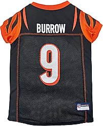 Pets First NFLPA Joe Burrow Dog & Cat Jersey, X-Small