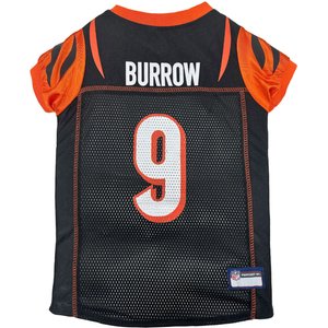 Pets First NFLPA Joe Burrow Dog & Cat Jersey, X-Small
