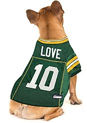 Pets First NFL Jordan Love Dog & Cat Jersey, Large slide 2 of 5