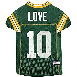 Pets First NFLPA Jordan Love Dog & Cat Jersey, X-Large