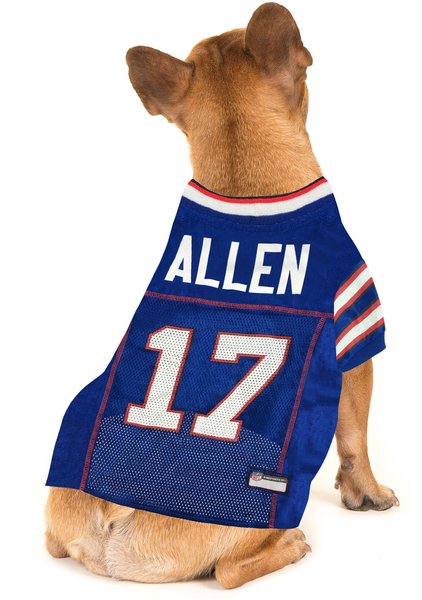 Show full view: Pets First NFLPA Josh Allen Dog & Cat Jersey, XX-Large slide 4 of 5
