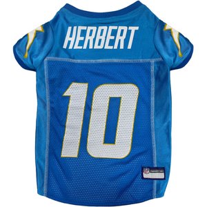Pets First NFLPA Justin Herbert Dog & Cat Jersey, Large