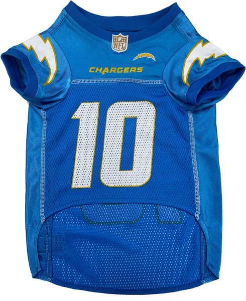 Show full view: Pets First NFLPA Justin Herbert Dog & Cat Jersey, Large slide 2 of 6