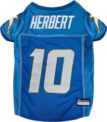 Pets First NFLPA Justin Herbert Dog & Cat Jersey, Small