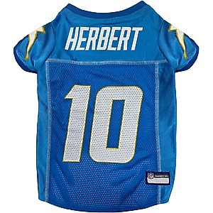 Pets First NFLPA Justin Herbert Dog & Cat Jersey, X-Large
