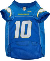 Pets First NFLPA Justin Herbert Dog & Cat Jersey, X-Small slide 2 of 5
