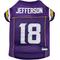 Show in main carousel: Pets First NFLPA Justin Jefferson Dog & Cat Jersey, Large slide 1 of 5