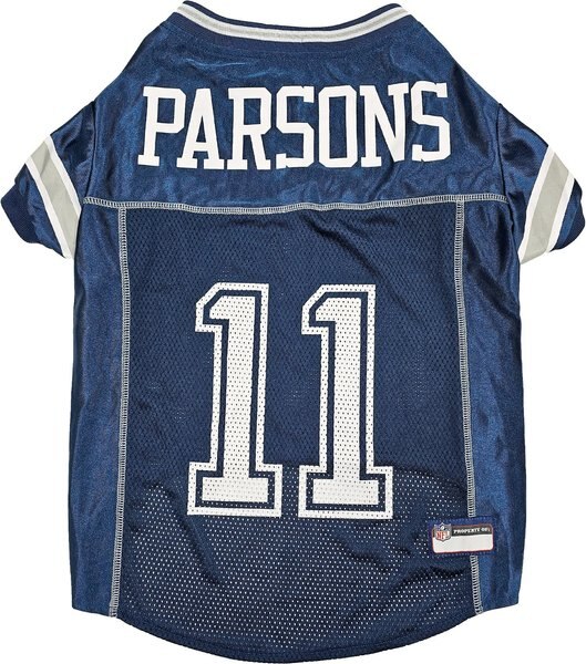 Show full view: Pets First NFLPA Micah Parsons Dog & Cat Jersey, X-Large slide 1 of 5