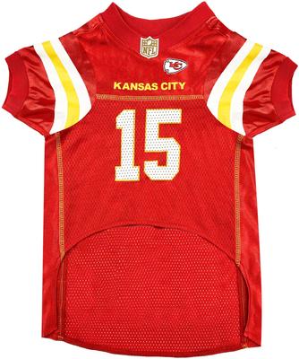 Show full view: Pets First NFLPA Patrick Mahomes Dog & Cat Jersey, XX-Large slide 3 of 6