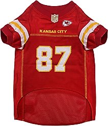 Pets First NFLPA Travis Kelce Dog & Cat Jersey, Large slide 2 of 5