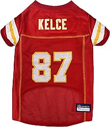 Pets First NFLPA Travis Kelce Dog & Cat Jersey, X-Large
