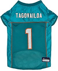 Pets First NFLPA Tua Tagovailoa Dog & Cat Jersey, Medium