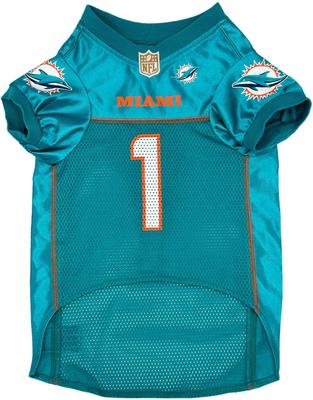 Show full view: Pets First NFLPA Tua Tagovailoa Dog & Cat Jersey, Small slide 2 of 5