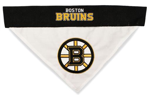 Show full view: Pets First NHL Boston Bruins Reversible Dog & Cat Bandana, Large/X-Large slide 2 of 5