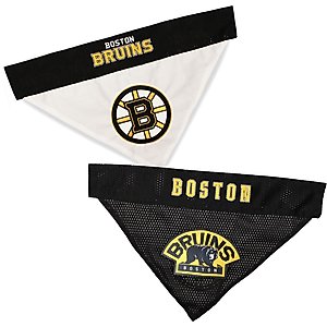 Pets First NHL Boston Bruins Reversible Dog & Cat Bandana, XX-Large
