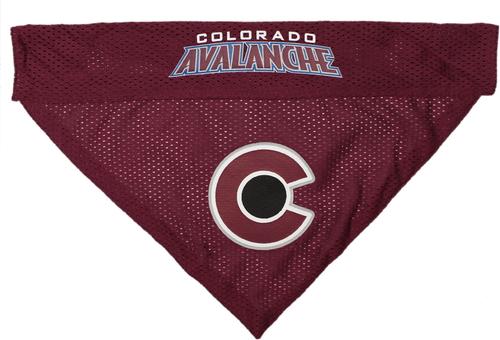 Show full view: Pets First NHL Colorado Avalanche Reversible Dog & Cat Bandana, Large/X-Large slide 4 of 6