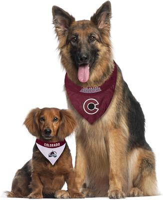 Show full view: Pets First NHL Colorado Avalanche Reversible Dog & Cat Bandana, Large/X-Large slide 6 of 6