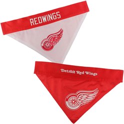 Pets First NHL Detroit Red Wings Reversible Dog & Cat Bandana, Small/Medium