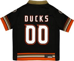 Pets First NHL Dog & Cat Jersey, Anaheim Ducks, X-Large