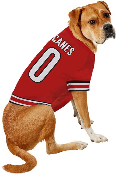 Show full view: Pets First NHL Dog & Cat Jersey, Carolina Hurricanes, Large slide 3 of 7