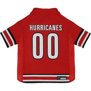 Pets First NHL Dog & Cat Jersey, Carolina Hurricanes, Medium