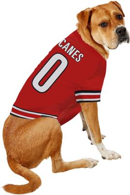 Show full view: Pets First NHL Dog & Cat Jersey, Carolina Hurricanes, X-Small slide 3 of 7