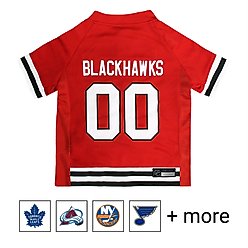 Pets First NHL Dog & Cat Jersey, Chicago Blackhawks, Large
