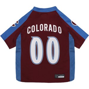 Pets First NHL Dog & Cat Jersey, Colorado Avalanche, X-Small