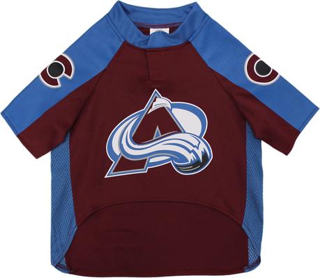 Show full view: Pets First NHL Dog & Cat Jersey, Colorado Avalanche, X-Small slide 2 of 7