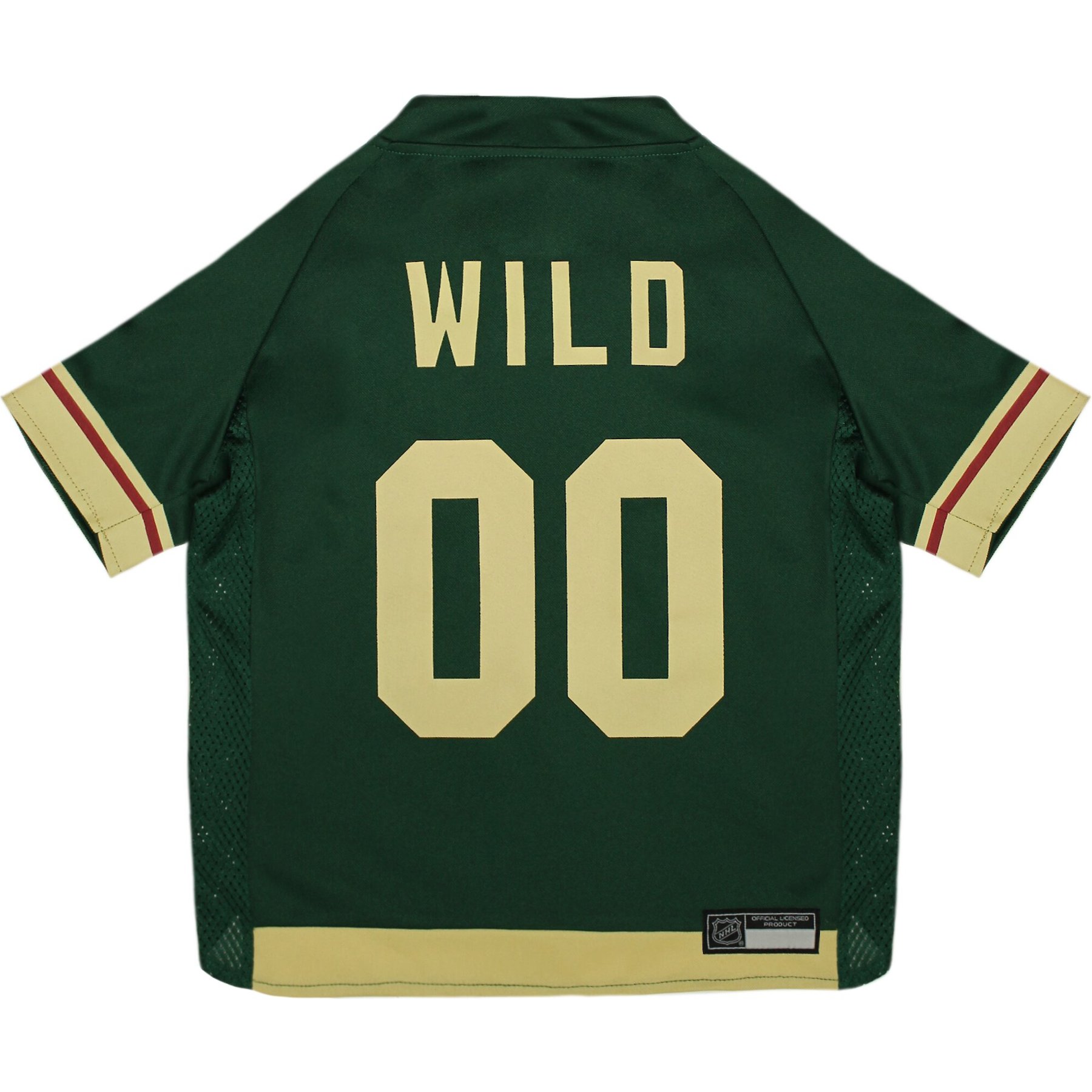 Pets First NHL Dog & Cat Jersey, Minnesota Wild, XX-Large