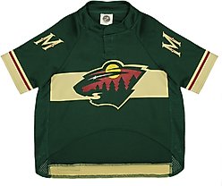 Pets First NHL Dog & Cat Jersey, Minnesota Wild, XX-Large slide 2 of 6
